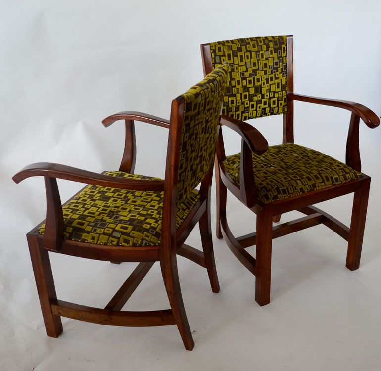 Pair of Art deco chairs
