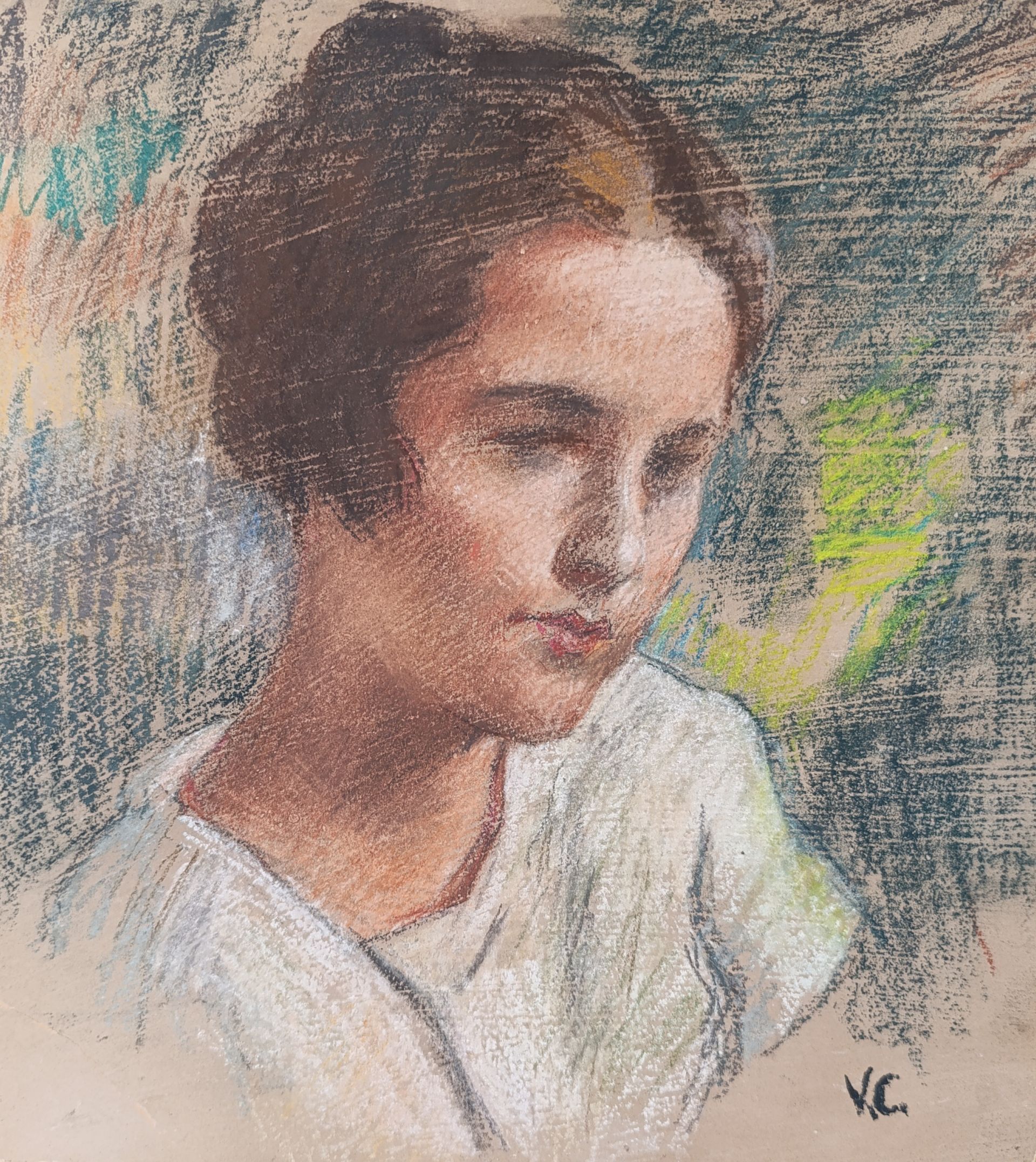 Lina Virant Crnčić: Portrait of a young woman